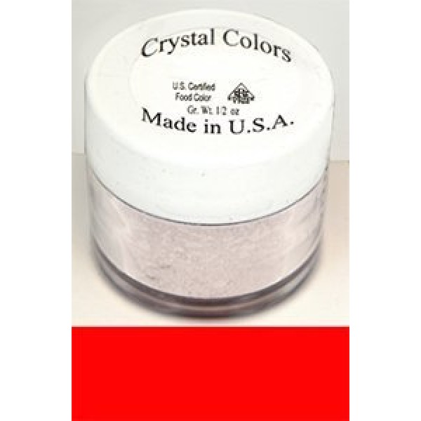 Crystal Colors Powder Colour & Dusting Powder - Blood Orange