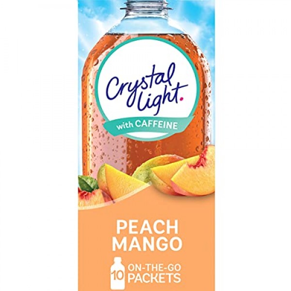 Crystal Light With Caffeine Variety Pack 40 Total Packets Glut...