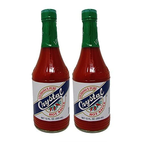 Bundle-2 Items : Crystal Hot Sauce Louisianas Pure Hot Sauce, 1