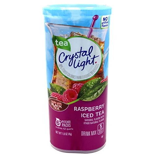 Crystal Light Raspberry Tea, Made With Black Tea, 12-Quart 1.6