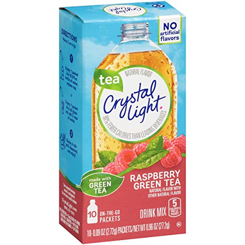Crystal Light On The Go Green Tea Raspberry, 10 Count Boxes Pac