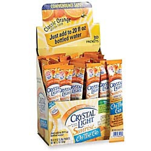Crystal Light On The Go Drink Mix, Sunrise Classic Orange – 30 C