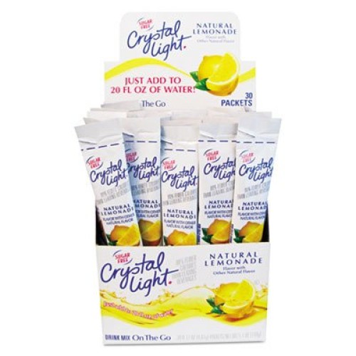 Crystal Light Flavored Drink Mix, Lemonade 30 Count, 0.17 Oz