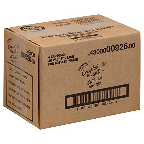 Kraft Crystal Light On The Go Wild Strawberry Energy Drink Mix,