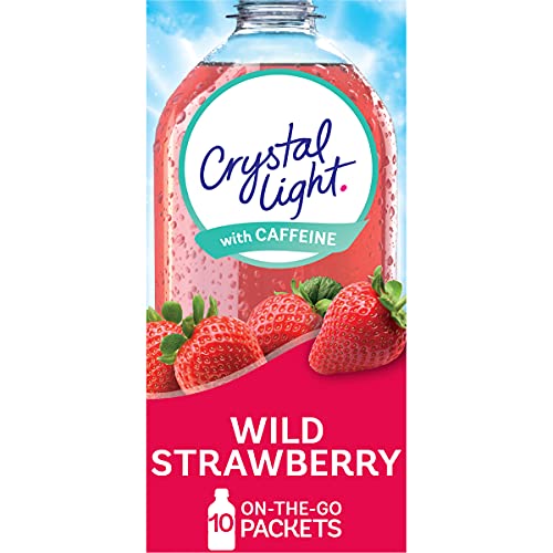 Crystal Light Sugar-Free Wild Strawberry With Caffeine 120 On-T