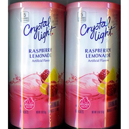Crystal Light Raspberry Lemonade, 12-Quart 1.8-Ounce Canister P