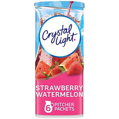 Crystal Light Strawberry Watermelon Drink Mix 6 Pitcher Packets