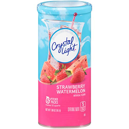 Crystal Light Strawberry Watermelon Drink Mix, 12-Quart Canister