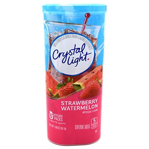 Crystal Light Strawberry Watermelon Drink Mix, 12-Quart Canister