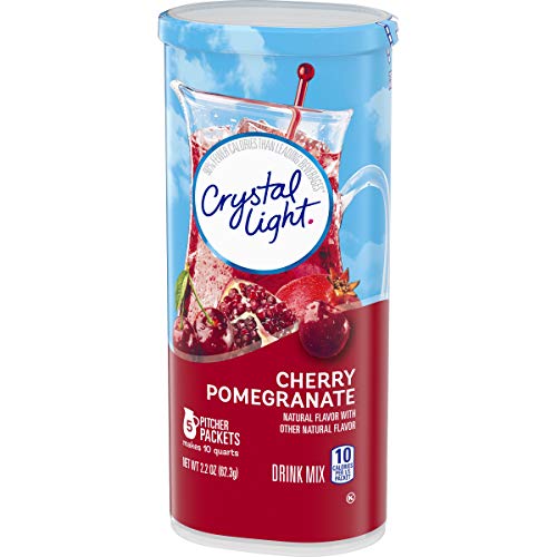 Crystal Light Cherry Pomegranate Drink Mix 20 Pitcher Packets,