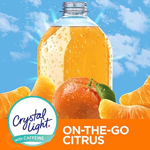 Crystal Light Citrus Energy Drink Mix With Caffeine 6 Pitcher P