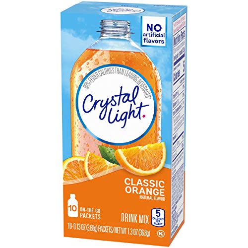 Crystal Light Drink Mix 60 Onthego Packets, 6 Packs Of 10, Cla