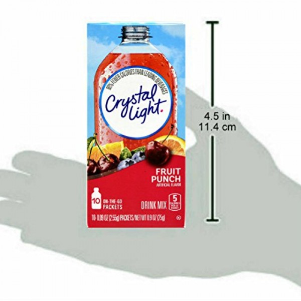 Crystal Light Drink Mix On The Go - 2 Boxes, 10 Sachets Per Box