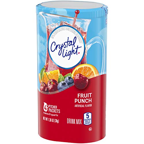 Crystal Light Fruit Punch Drink Mix 48 Pitcher Packets, 12 Pack