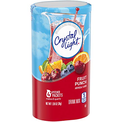 Crystal Light Fruit Punch Drink Mix 48 Pitcher Packets, 12 Pack