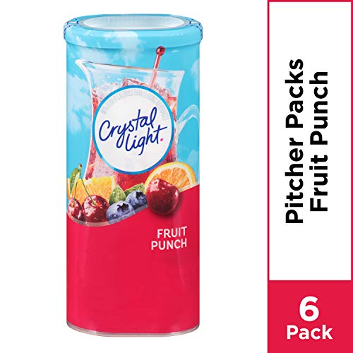 Crystal Light Fruit Punch Drink Mix 6 Pitcher Packets