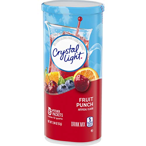 Crystal Light Fruit Punch Drink Mix 6 Pitcher Packets