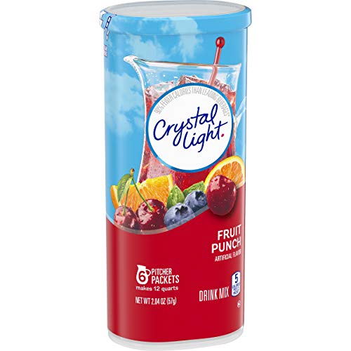 Crystal Light Fruit Punch Drink Mix 72 Pitcher Packets, 12 Pack