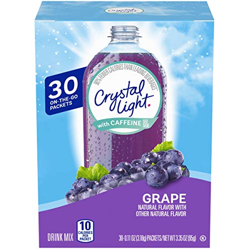 Crystal Light Grape Energy Drink Mix With Caffeine 120 On-The-G