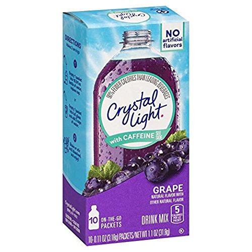 Crystal Light Grape Flavor Drink Mix 10Ct Pack Of 3