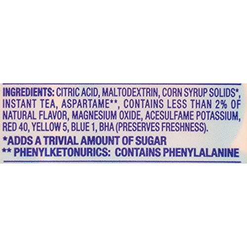 Crystal Light Ice Tea, Natural Lemon, 16 Count