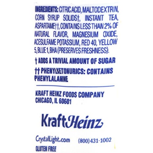 Crystal Light Iced Tea 12 Qt, 1.4-Ounce Packages Pack Of 4