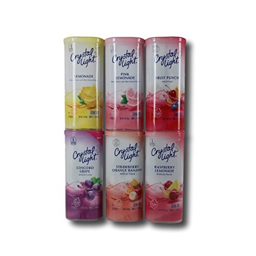 Crystal Light Kid Flavor Variety Pack Of 6 - 12 Quart Canisters