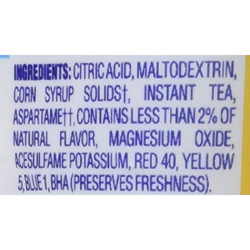 Crystal Light Lemon Iced Tea Drink Mix, 12-Quart Canister Pack