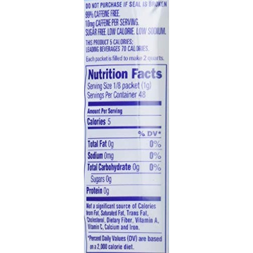 Crystal Light Lemon Iced Tea Drink Mix, 12-Quart Canister Pack