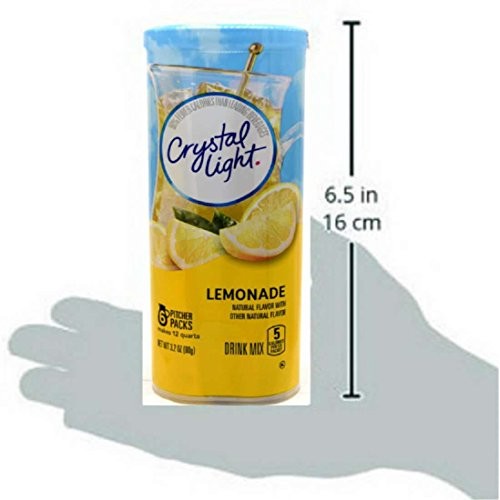 Crystal Light Lemonade Drink Mix, 12-Quart Canister Pack Of 3