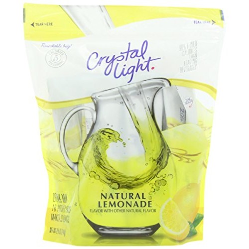 Crystal Light Lemonade Drink Mix 16 Pitcher Packets, 1Count