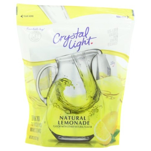 Crystal Light Lemonade Drink Mix 16 Pitcher Packets, 1Count