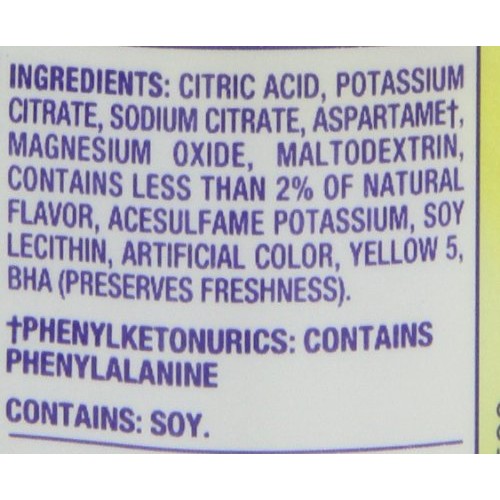 Crystal Light Lemonade Drink Mix 24 Pitcher Packets, 4 Canister