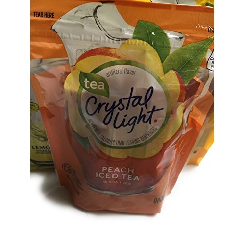 Crystal Light Lemonade, Peach Iced Tea ,Lemon Iced Tea Bundle Pa