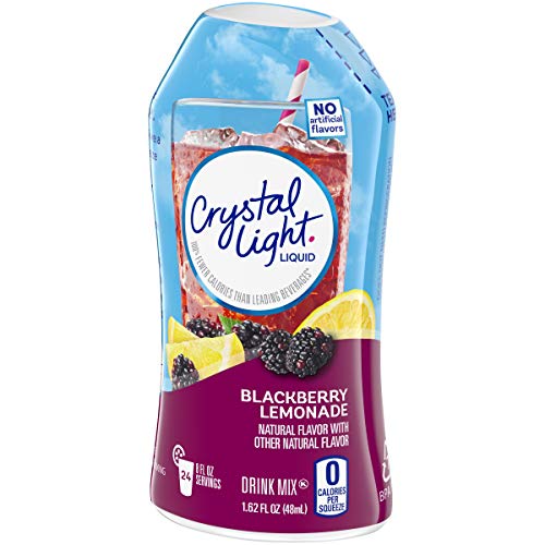 Crystal Light Liquid Blackberry Lemonade Drink Mix 1.62 Oz Bottle