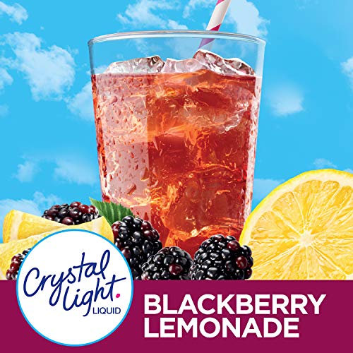 Crystal Light Liquid Blackberry Lemonade Drink Mix 1.62 Oz Bottle