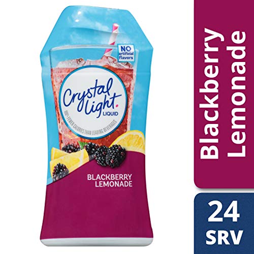 Crystal Light Liquid Blackberry Lemonade Drink Mix 1.62 Oz Bottle