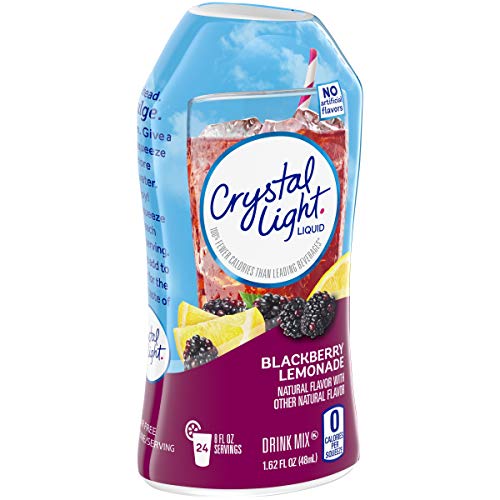 Crystal Light Liquid Blackberry Lemonade Drink Mix 1.62 Oz Bottle