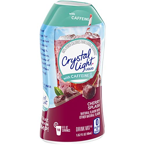 Crystal Light Liquid Cherry Splash Energy Drink Mix With Caffein