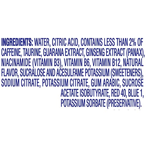 Crystal Light Liquid Cherry Splash Energy Drink Mix With Caffein