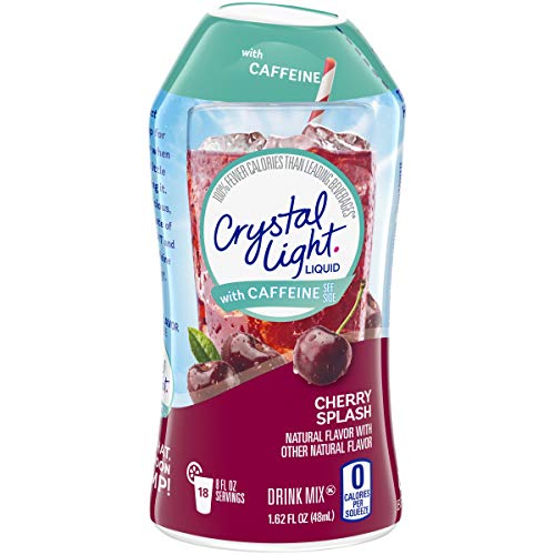 Crystal Light Liquid Cherry Splash Energy Drink Mix With Caffein