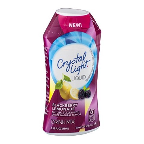 Crystal Light Liquid Drink Mix Blackberry Lemonade Flavor 1.62 O