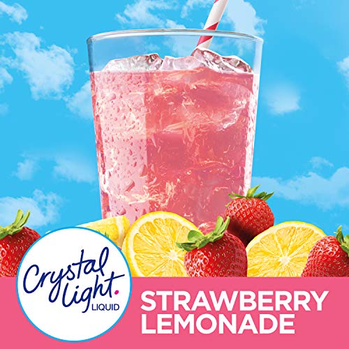 Crystal Light Liquid Strawberry Lemonade Drink Mix 1.62 Oz Bott