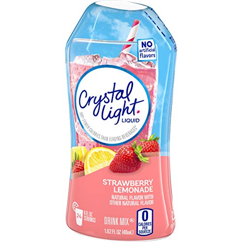 Crystal Light Liquid Strawberry Lemonade Drink Mix 1.62 Oz Bott
