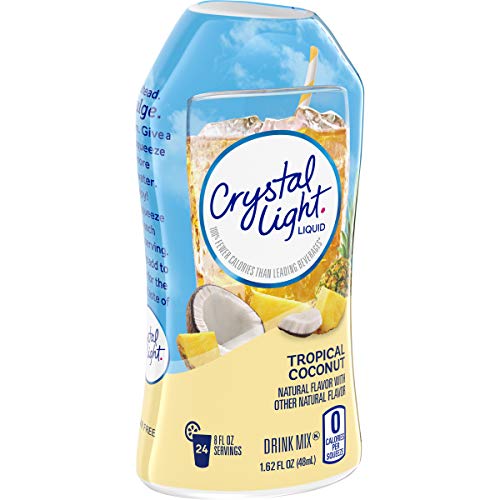 Crystal Light Liquid Tropical Coconut Drink Mix 1.62 Oz Bottle
