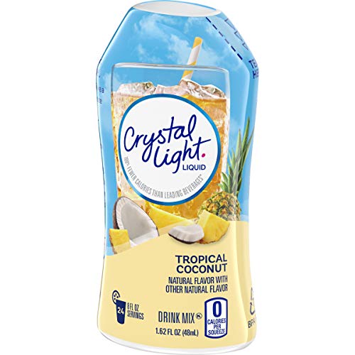 Crystal Light Liquid Tropical Coconut Drink Mix 1.62 Oz Bottle