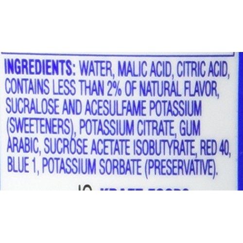 Crystal Light - Liquid Variety Blueberry Raspberry Pack Of 4