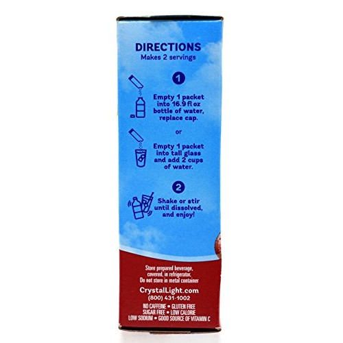 Crystal Light On The Go Cherry Pomegranate Drink Mix, 10-Packet