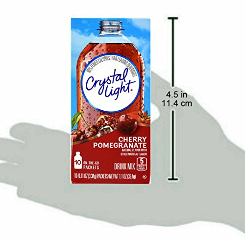 Crystal Light On The Go Cherry Pomegranate Drink Mix, 10-Packet