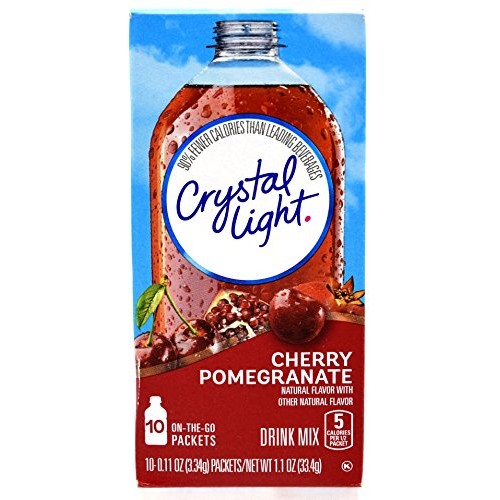 Crystal Light On The Go Cherry Pomegranate Drink Mix, 10-Packet